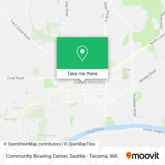Community Bowling Center map