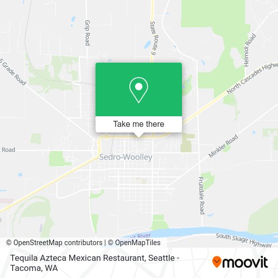 Mapa de Tequila Azteca Mexican Restaurant