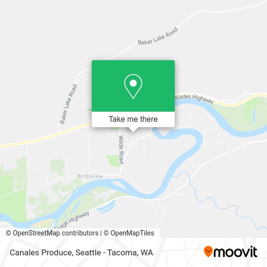Canales Produce map