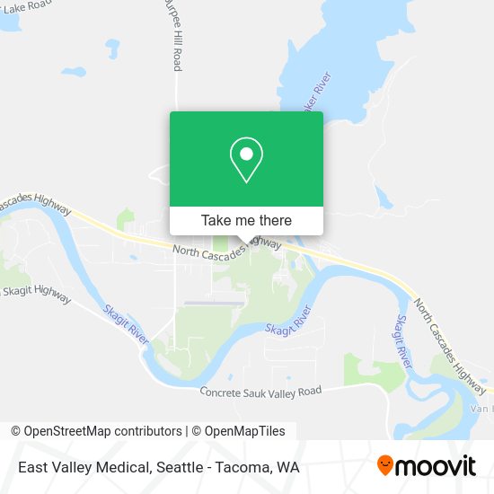 East Valley Medical map