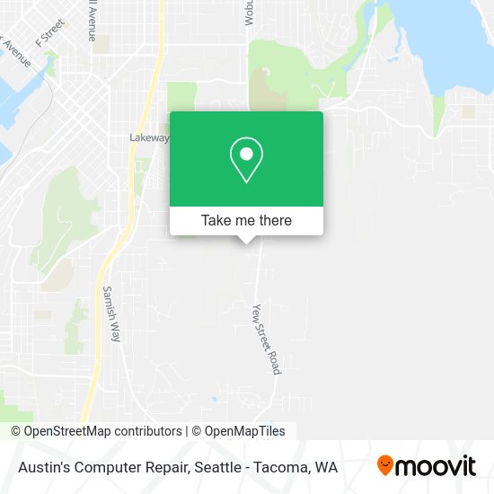 Austin's Computer Repair map