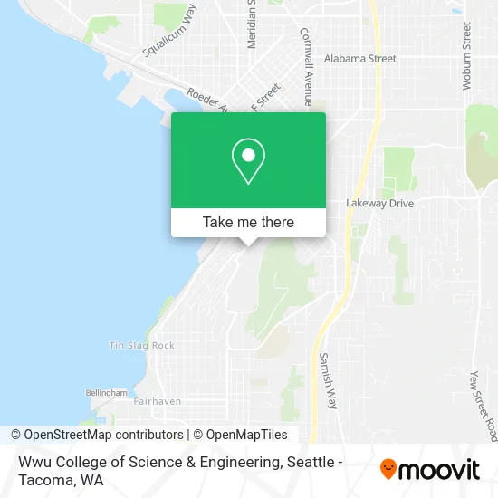 Mapa de Wwu College of Science & Engineering