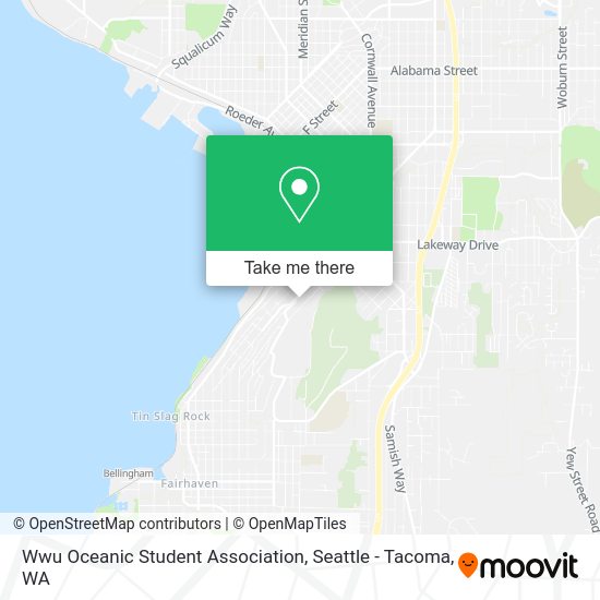 Mapa de Wwu Oceanic Student Association