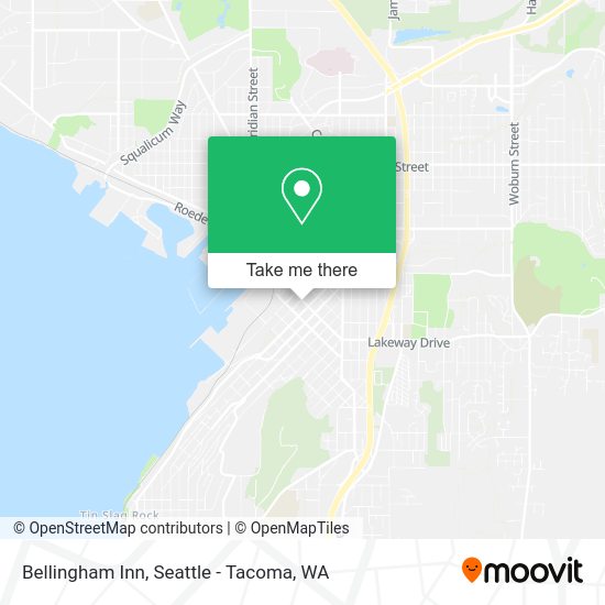 Mapa de Bellingham Inn