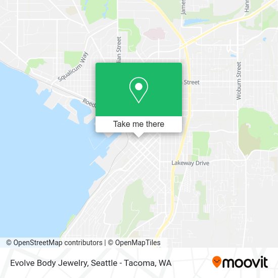 Mapa de Evolve Body Jewelry