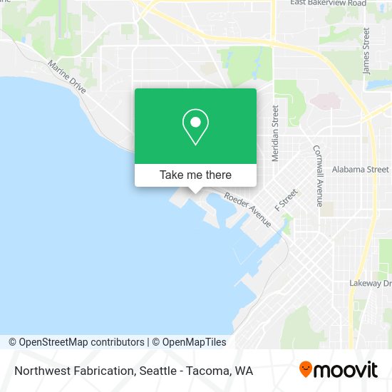 Northwest Fabrication map