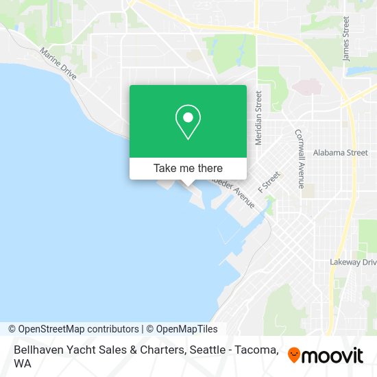 Bellhaven Yacht Sales & Charters map