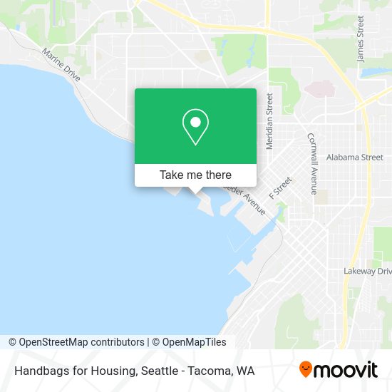Mapa de Handbags for Housing