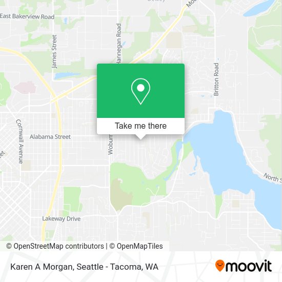 Karen A Morgan map