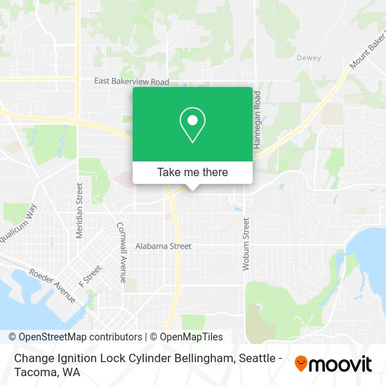 Change Ignition Lock Cylinder Bellingham map