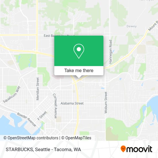 STARBUCKS map