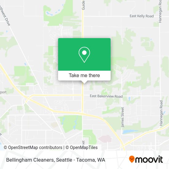Bellingham Cleaners map