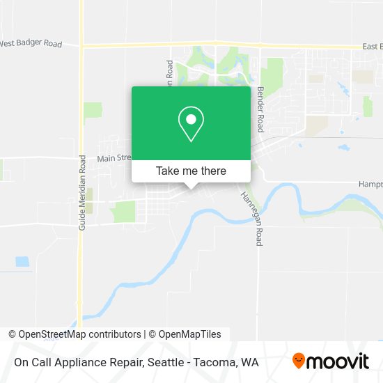 Mapa de On Call Appliance Repair
