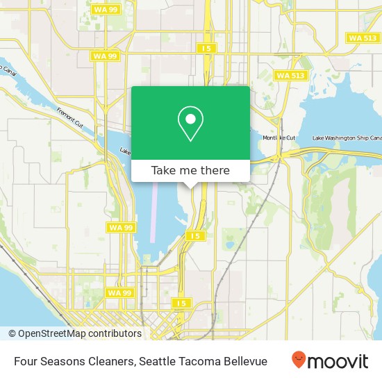 Four Seasons Cleaners map