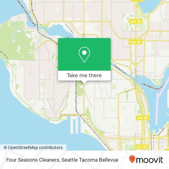 Four Seasons Cleaners map