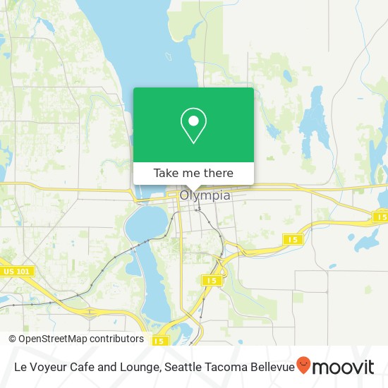 Le Voyeur Cafe and Lounge map