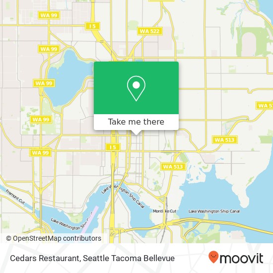 Cedars Restaurant map