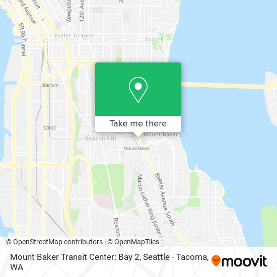 Mapa de Mount Baker Transit Center: Bay 2