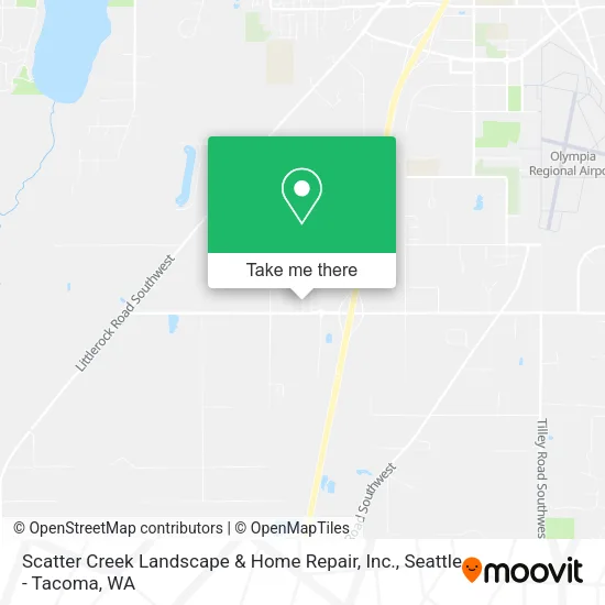 Mapa de Scatter Creek Landscape & Home Repair, Inc.