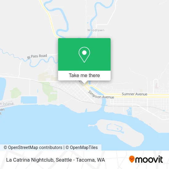 La Catrina Nightclub map