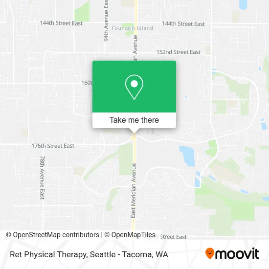 Ret Physical Therapy map