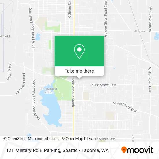 Mapa de 121 Military Rd E Parking