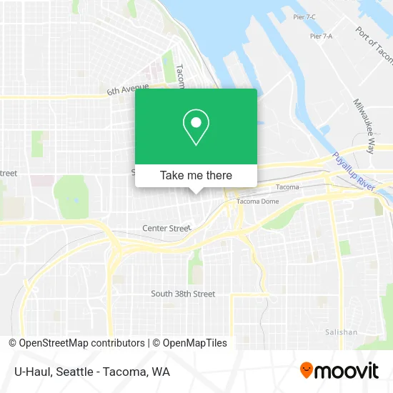 Mapa de U-Haul