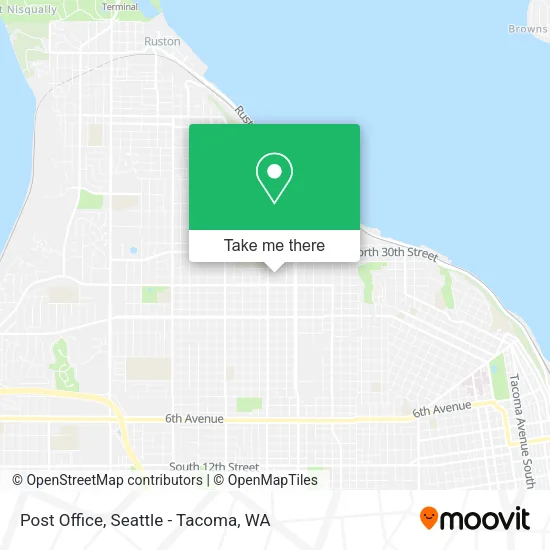 Post Office map