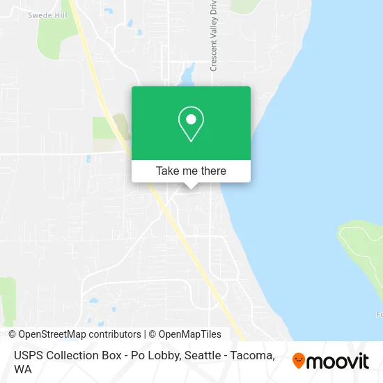 Mapa de USPS Collection Box - Po Lobby