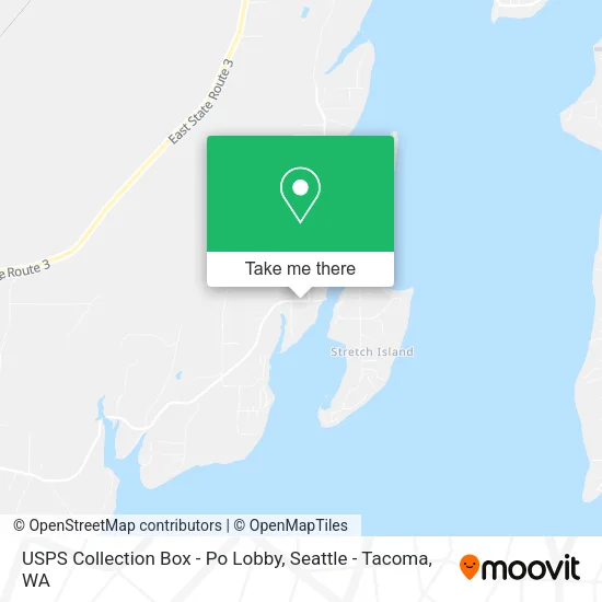Mapa de USPS Collection Box - Po Lobby