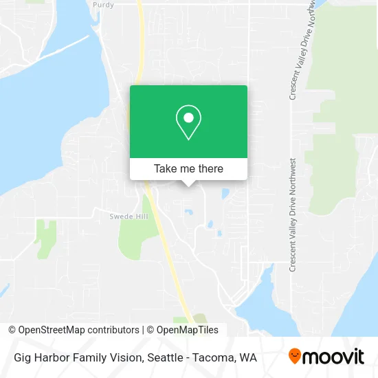 Gig Harbor Family Vision map