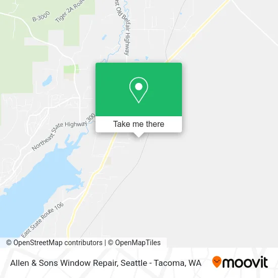 Mapa de Allen & Sons Window Repair