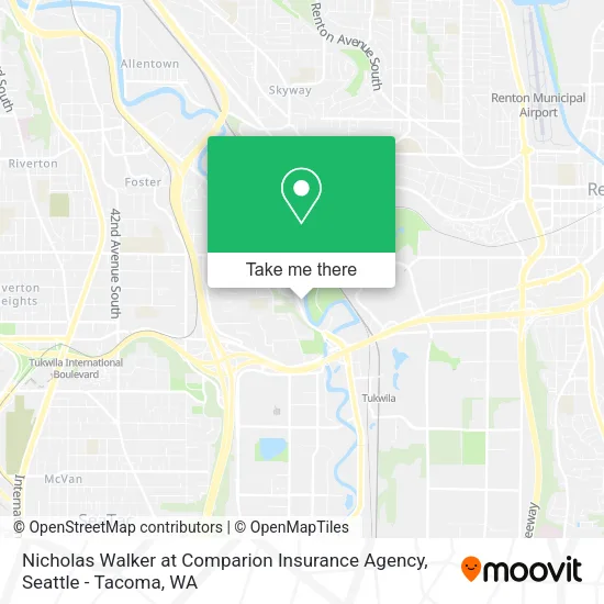 Mapa de Nicholas Walker at Comparion Insurance Agency