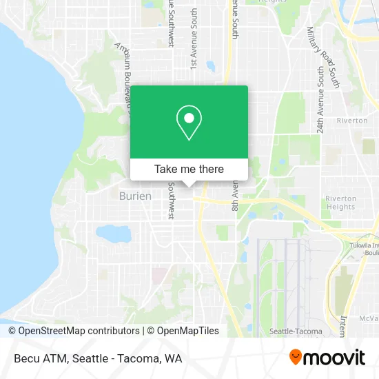 Becu ATM map