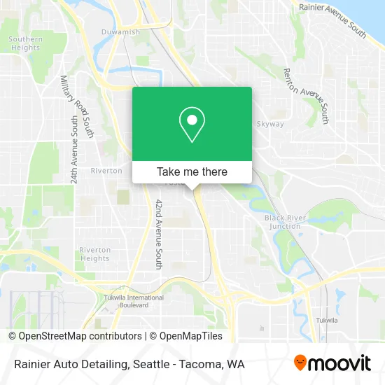 Mapa de Rainier Auto Detailing