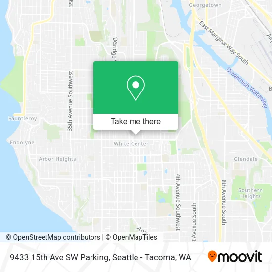 9433 15th Ave SW Parking map