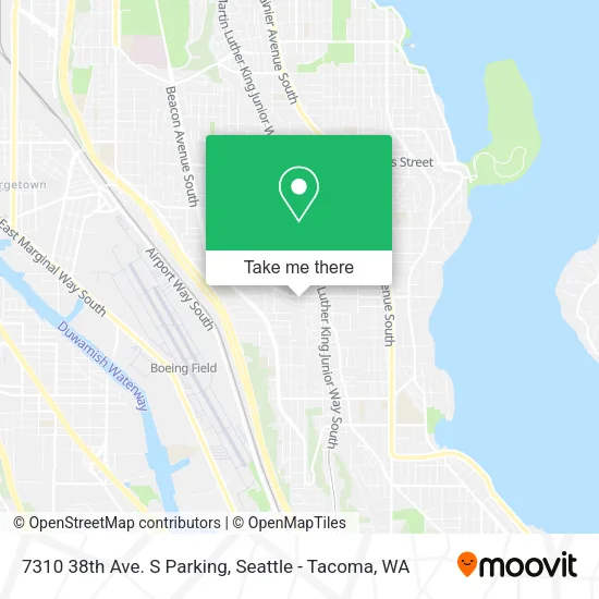 Mapa de 7310 38th Ave. S Parking