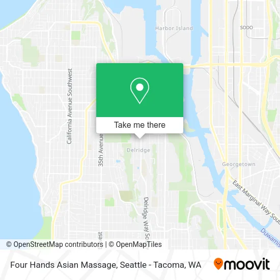 Mapa de Four Hands Asian Massage