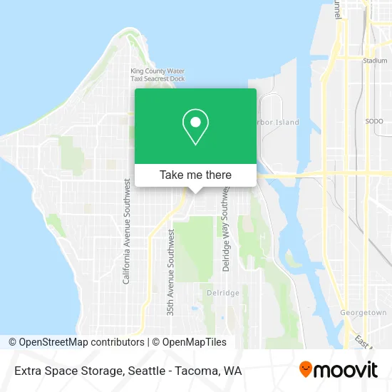 Mapa de Extra Space Storage