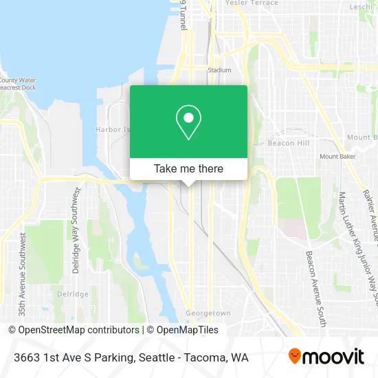 3663 1st Ave S Parking map