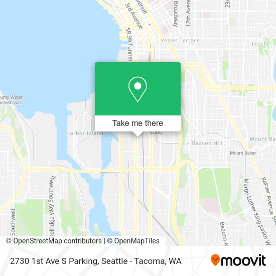 2730 1st Ave S Parking map