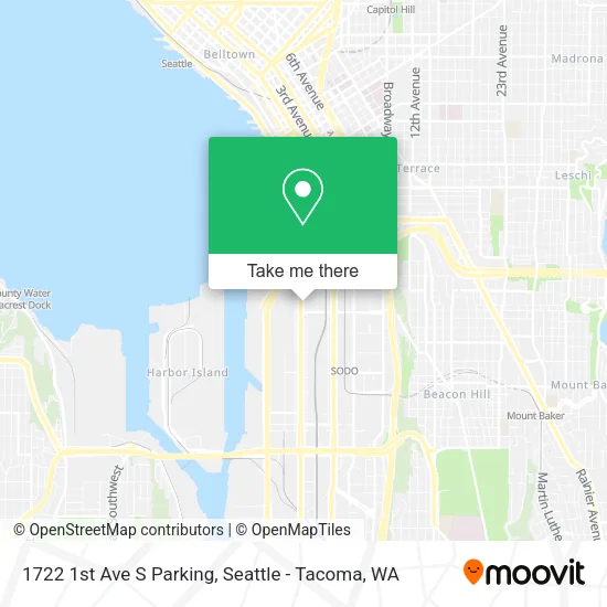 1722 1st Ave S Parking map