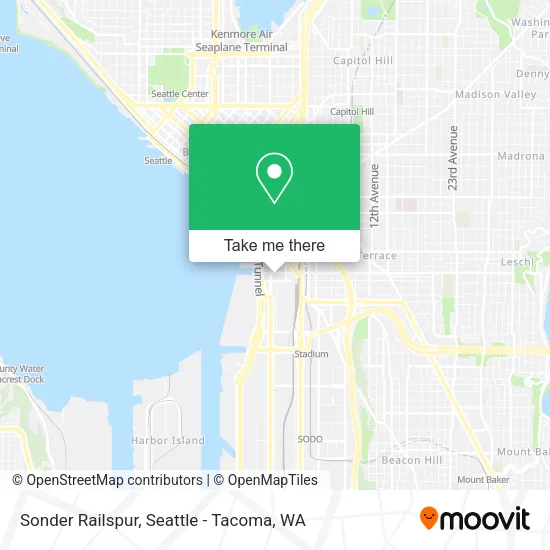 Sonder Railspur map