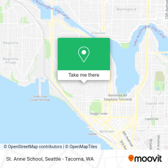 St. Anne School map