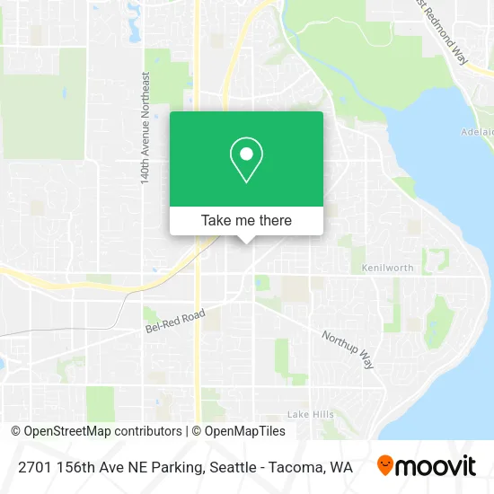 2701 156th Ave NE Parking map