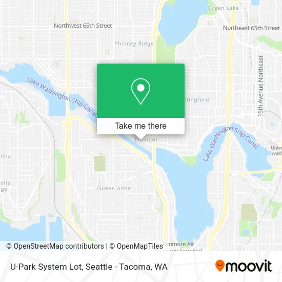 Mapa de U-Park System Lot