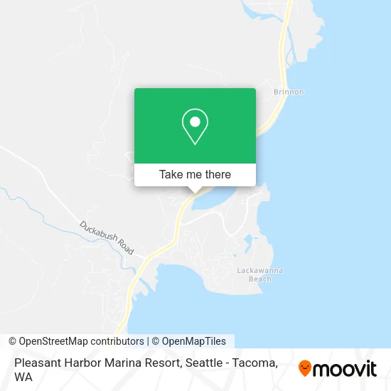 Pleasant Harbor Marina Resort map