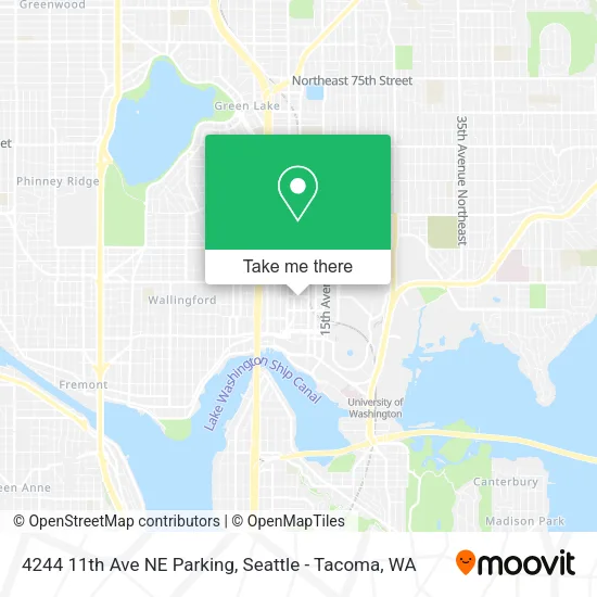 4244 11th Ave NE Parking map