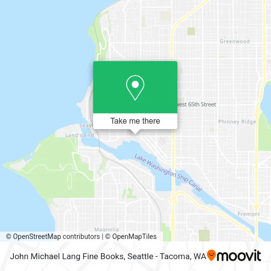 Mapa de John Michael Lang Fine Books