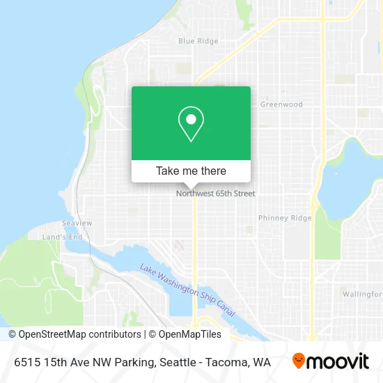 6515 15th Ave NW Parking map